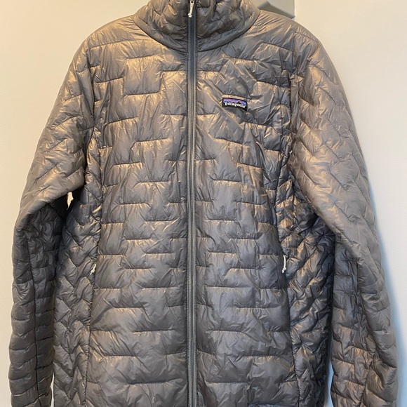 Perfect women’s Micro Puff Patagonia jacket, grey. - Picture 6 of 6